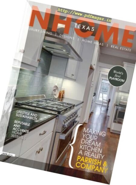NHOME Texas – July-August 2016 Cover
