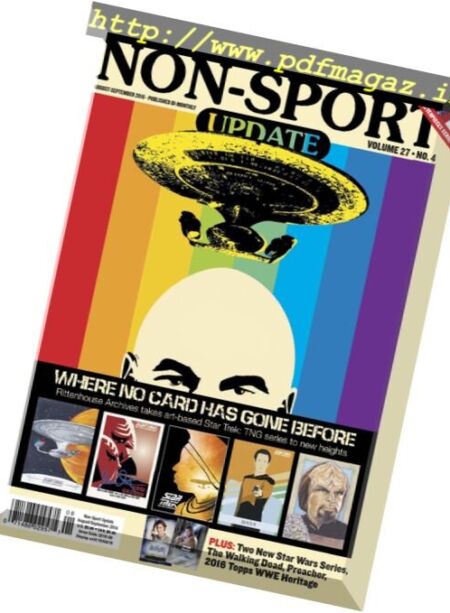 Non-Sport Update – August-September 2016 Cover