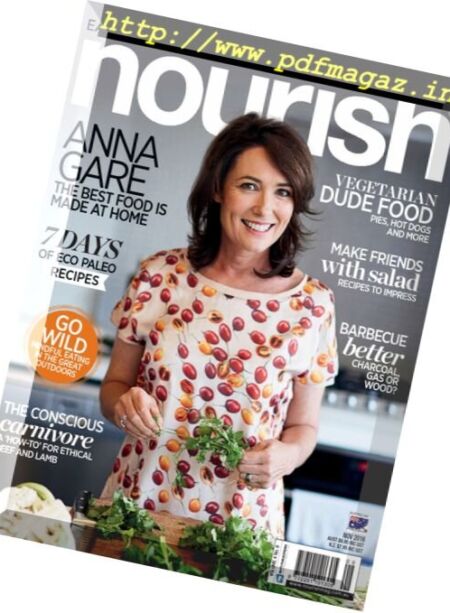 Nourish magazine – November 2016 Cover