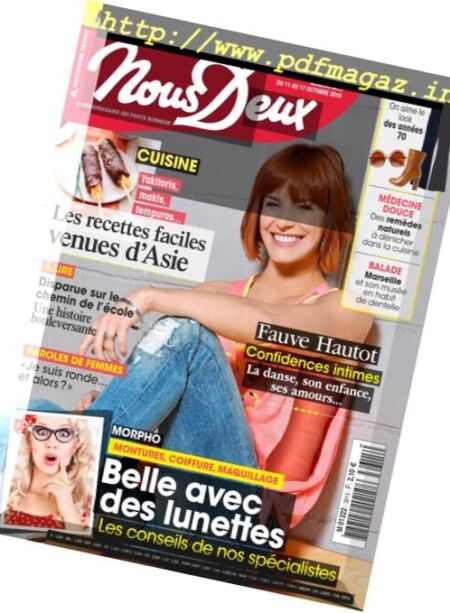 Nous Deux – 11 au 17 Octobre 2016 Cover