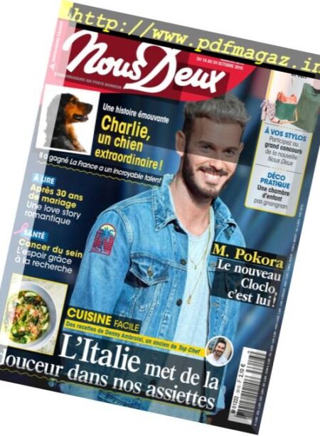 Nous Deux – 18 au 24 Octobre 2016 Cover