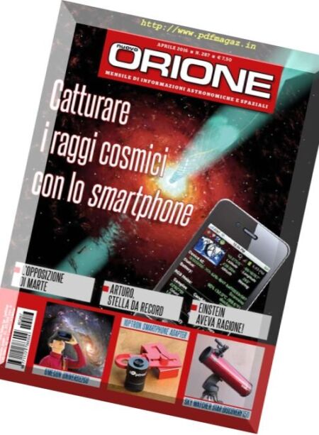 Nouvo Orione – Aprile 2016 Cover