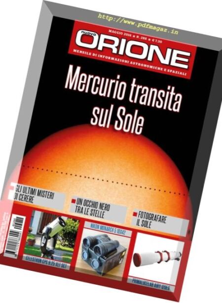 Nouvo Orione – Maggio 2016 Cover