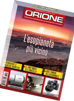 Nuovo Orione – Novembre 2016