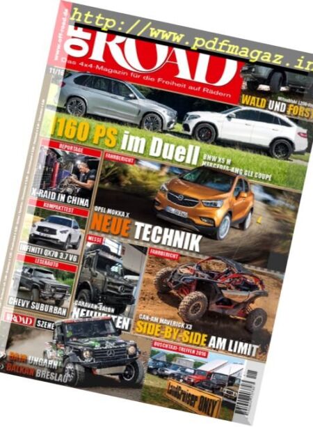 Off Road – November 2016 Cover