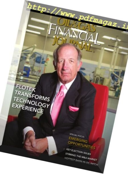 Oil & Gas Financial Journal – October 2016 Cover