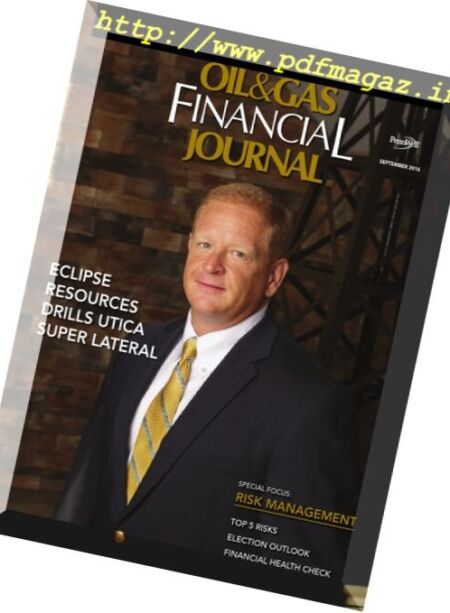 Oil & Gas Financial Journal – September 2016 Cover