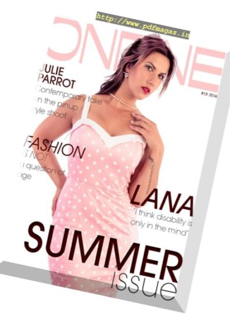 Ondine Magazine – Summer 2016 Cover