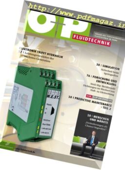 O+P Fluidtechnik – Oktober 2016