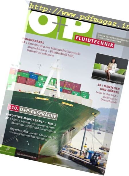 O+P Fluidtechnik – September 2016 Cover
