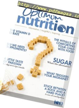Optimum Nutrition – Autumn 2016