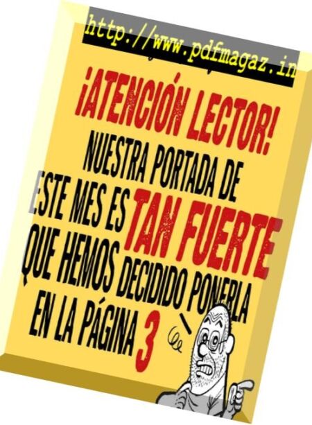 Orgullo y Satisfaccion – Noviembre 2016 Cover
