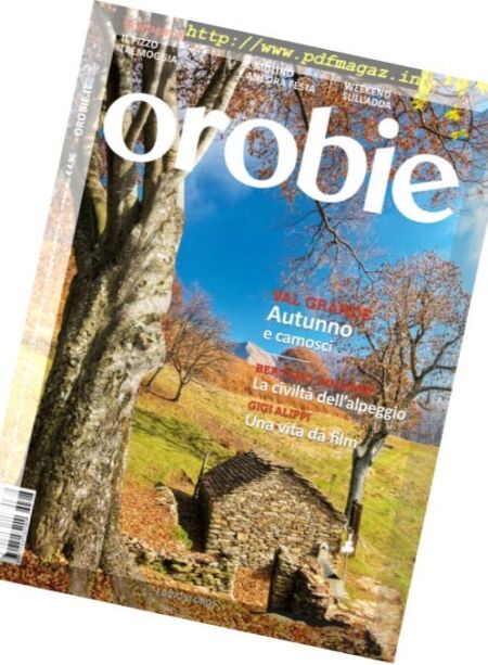 Orobie – Ottobre 2016 Cover