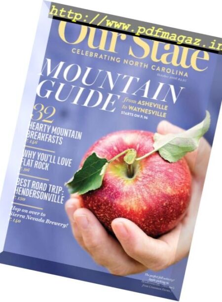 Our State – Celebrating North Carolina – October 2016 Cover