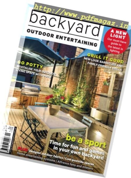 Outdoor Entertaining – Issue 9, 2016 Cover