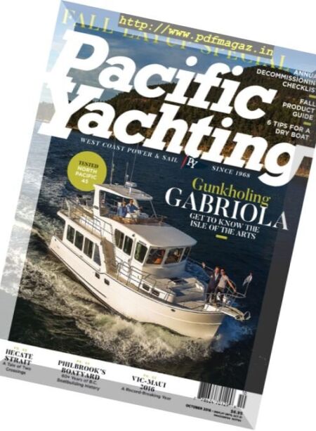 Pacific Yachting – October 2016 Cover