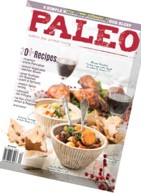 Paleo Magazine – December 2016 – January 2017 Cover