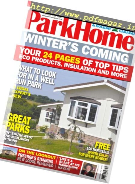 Park Home & Holiday Caravan – November 2016 Cover