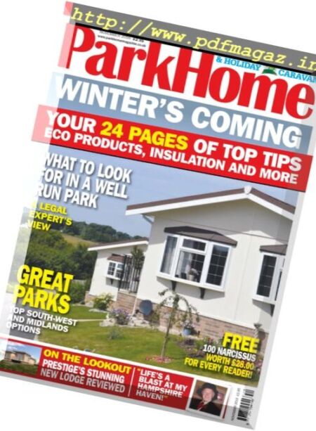 Park Homes & Holiday Caravan – November 2016 Cover