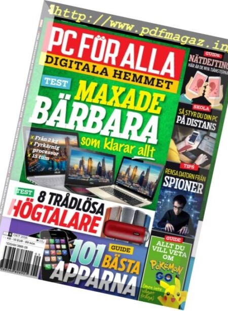 PC For Alla – Oktober 2016 Cover