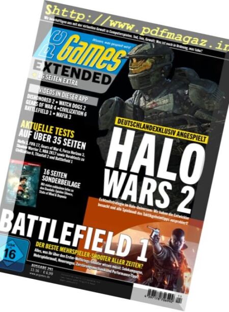 PC Games Germany – November 2016 Cover