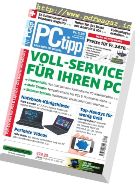 PCtipp – November 2016 Cover