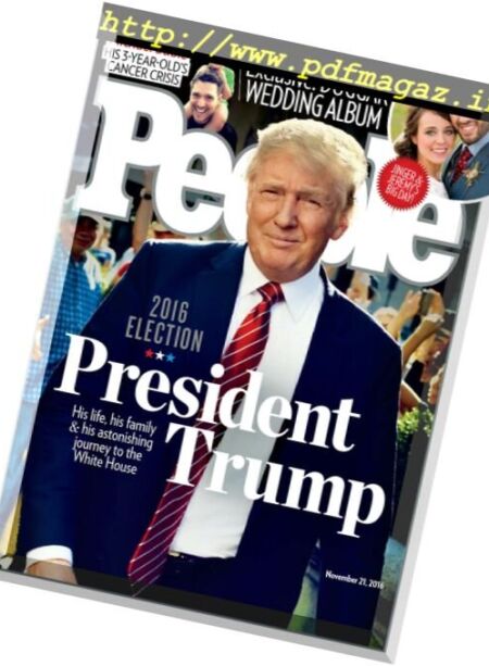 People USA – 21 November 2016 Cover