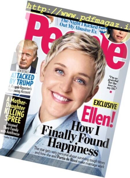 People USA – 31 October 2016 Cover