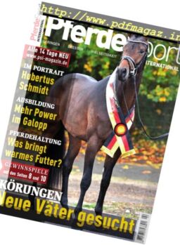 Pferdesport International – 5 November 2016