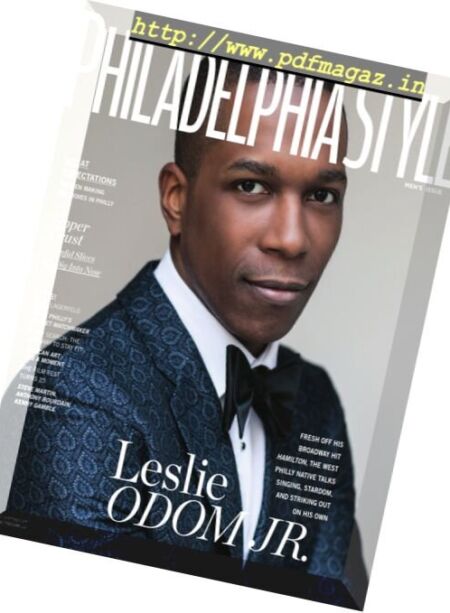 Philadelphia Style – November 2016 Cover