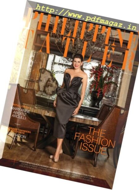 Philippine Tatler – October 2016 Cover