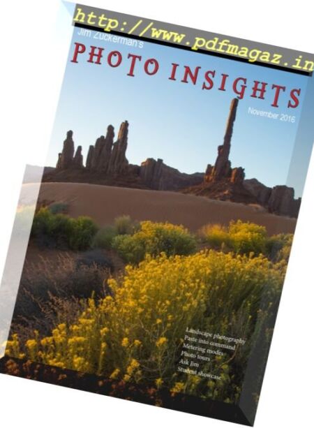 Photo insights – November 2016 Cover