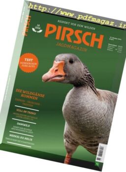 Pirsch – 19 Oktober 2016
