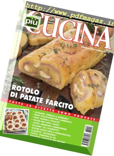 piuCUCINA – Ottobre-Novembre 2016 Cover