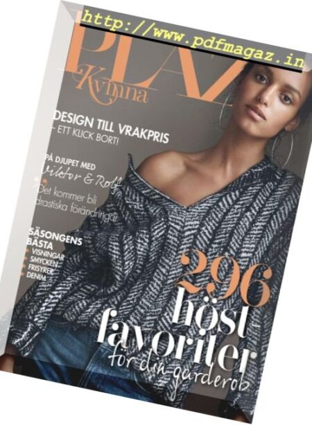 Plaza Kvinna – Oktober 2016 Cover