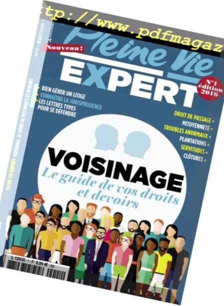 Pleine Vie Expert – N 1, 2016 Cover