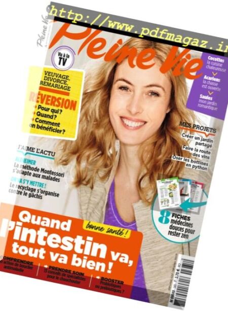 Pleine Vie – Novembre 2016 Cover