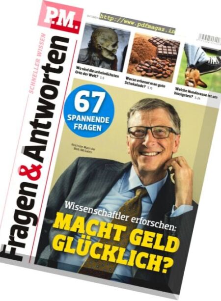 PM Fragen und Antworten – Oktober 2016 Cover