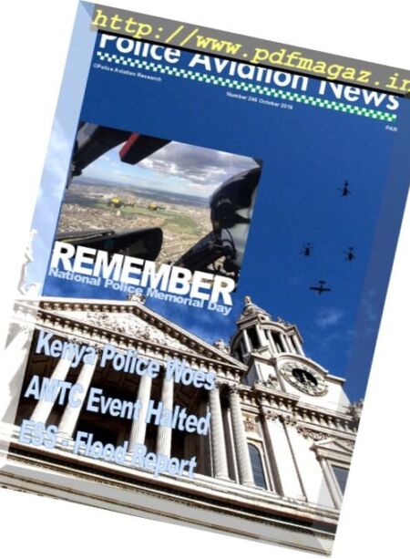 Police Aviation News – October 2016 Cover