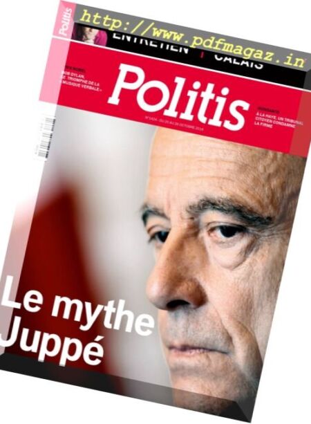 Politis – 20 au 26 Octobre 2016 Cover