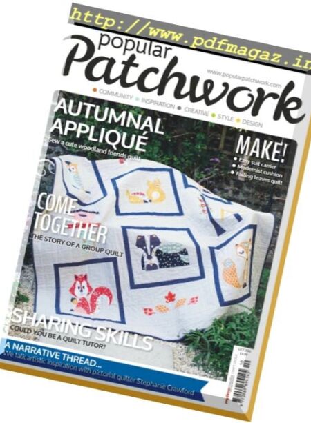 Popular Patchwork – October 2016 Cover