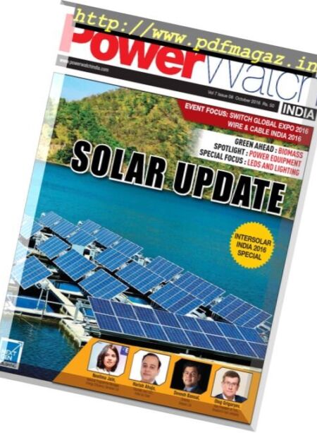 Power Watch India – October 2016 Cover