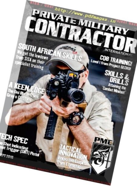 Private Military Contractor International – September 2016 Cover