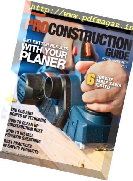 Pro Construction Guide – October-November 2016 Cover