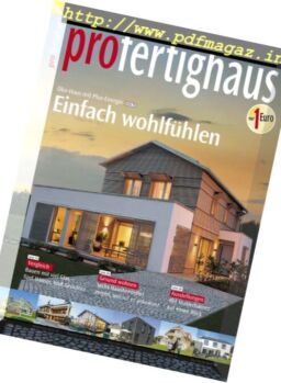 Pro Fertighaus – November-Dezember 2016