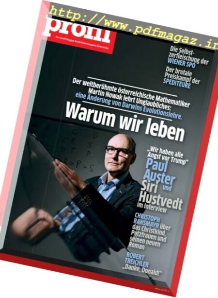 Profil – 24 Oktober 2016 Cover
