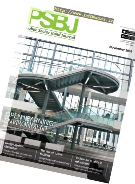 PSBJ Public Sector Building Journal – November 2016 Cover