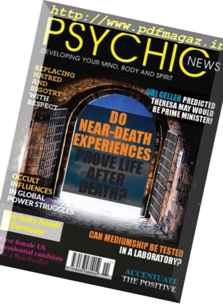 Psychic News – November 2016 Cover