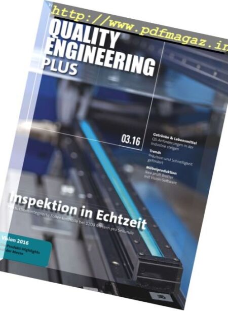 Quality Engineering Plus – Nr.3, 2016 Cover