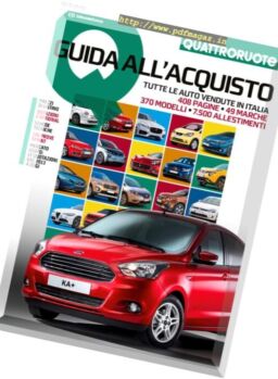 Quattroruote Italia – Guida all’acquisto – Ottobre 2016